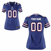 Women Nike Buffalo Bills Customized Blue Team Color Stitched NFL Game Jersey,baseball caps,new era cap wholesale,wholesale hats